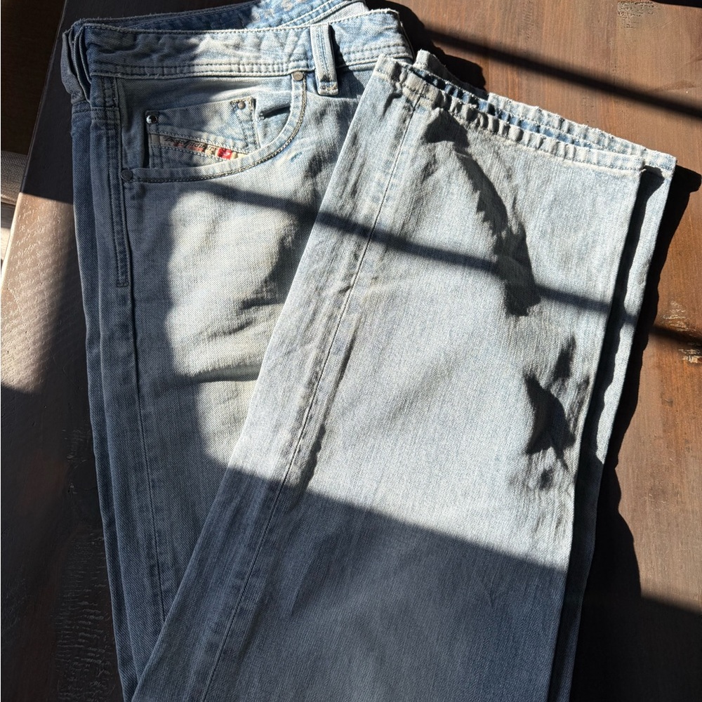 Diesel Light Blue Straight Jeans for Men 36/30